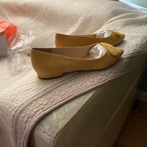 Sole Society, "Kamella", Color Mustard, Size 8